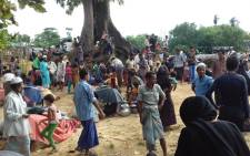Rohingya people find refuge at Kutupalong refugee camp near the town of Ukhia in Bangladesh’s Cox’s Bazar district on 29 August, 2017. Picture: AFP