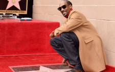 FILE: Snoop Dogg is honoured with a star on The Hollywood Walk Of Fame on Hollywood Boulevard on 19 November, 2018 in Los Angeles, California. Picture: AFP