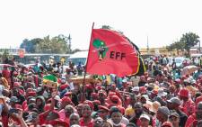 FILE: An EFF flag is seen during a party event. Picture: Abigail Javier/Eyewitness News