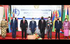 President Cyril Ramaphosa at the Extraordinary Double Troika Summit of Heads of State and Government of the Southern African Development Community (SADC) held in Maputo, Republic of Mozambique, on 8 April 2021. The summit deliberated measures to address terrorism in the Republic of Mozambique. Picture: GCIS.