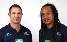 All Blacks legend Leon MacDonald will be the new Blues' head coach while Tana Umaga will be the side's defence coach. Picture: Twitter/@BluesRugbyTeam