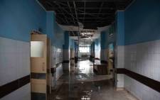The surgical floor at the Central Hospital of Beira is flooded after Cyclone Idai swept through the city.  Picture: Christa Eybers/EWN.