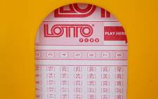 Lotto Plus form. Picture: EWN