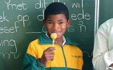Leo Williams (9) was shot in the head during service delivery protests in Laingville in the Western Cape. Picture: Supplied