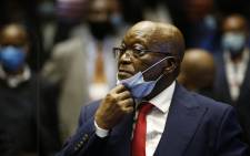  Former President Jacob Zuma will appear in front of the Supreme court on April 11 2022.Picture: Phill Magakoe/AFP