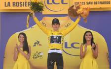 FILE: Team Sky’s Geraint Thomas wins the 11th stage of the Tour de France on 18 July 2018. Picture: @LeTour/Twitter