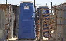 As many as twenty residents can share one chemical toilet in an informal settlement. Picture: Cindy Archillies/EWN
