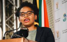 FILE: Minister Khumbudzo Ntshavheni said this was because she could not knowingly be party to misleading Parliament. Picture: Twitter/@GovernmentZA