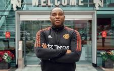 Benni McCarthy joins Manchester United coaching staff. Picture: Twitter/@ManUtd