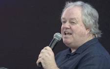 Veteran journalist Jacques Pauw speaks at the launch of his book 'The President's Keepers' at the Brooklyn Mall in Pretoria on 9 November 2017. Picture: Louise McAuliffe/EWN