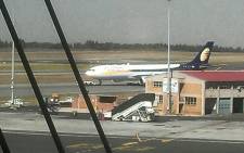 FILE: The Gupta jet, spotted at OR Tambo International Airport, on 3 May 2013. Picture: Nick Hanley/iWitness.