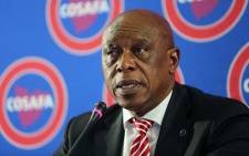 Fifa presidential candidate Tokyo Sexwale spoke at a media briefing in Sandton on 19 December 2015. Picture: Reinart Toerien/EWN.