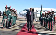 President Cyril Ramaphosa arrives in Maseru, Lesotho on 4 July 2019. Picture: @PresidencyZA/Twitter