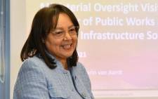 Public Works and Infrastructure Minister Patricia de Lille. Picture: @PatriciaDeLille/Twitter
