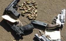 FILE: Gauteng police have destroyed more than 5,000 illegal firearms and 55,000 knives.