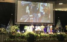 Friends, family and colleagues bid a final farewell to UCT professor Bongani Mayosi on 4 August 2018. Picture: Shamiela Fisher/EWN.