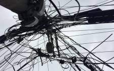 FILE: This incident came just days after George's Electro-Technical Department tried removing illegal connections in the area. Picture: Christa Eybers/Eyewitness News
