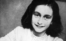 FILE: A picture released in 1959 shows a portrait of Anne Frank who died of typhus in the Bergen-Belsen concentration camp in May 1945 at the age of 15. Picture: AFP