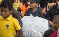 Residents of Westbury and surrounds march against crime. Picture: Thomas Holder/EWN