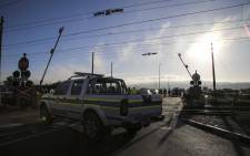The scene of a collision between a train and a bakkie at the Buttskop level crossing in Blackheath, Cape Town on 27 April 2018. Picture: Cindy Archillies/EWN