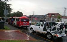 A three vehicle collision has left six people injured, including children, in Mondeor. Picture: @ER24EMS 