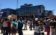 Wolwerivier community members protest. Picture: EWN