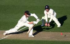 New Zealand's Kane Williamson plays a shot. Picture: AFP