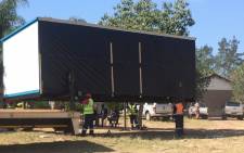 The Basic Education Department delivered 74 mobile classrooms in Limpopo to assist schools affected by violent protests in Vuwani and surrounding areas. Picture: Kgothatso Mogale/EWN.