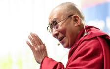 Tibetan spiritual leader Dalai Lama gives a lecture on 23 August, 2014 in Hamburg. Picture: AFP.