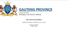 Gauteng Education Department website for school online registration for 2017. Picture: Screengrab.
