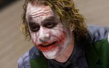 Heath Ledger as The Joker in the Dark Knight.