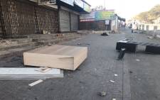 The aftermath of looting in Alexandra, Johannesburg on 3 September 2019. Picture: Bonga Dlulane/EWN