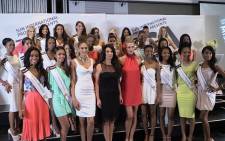 The 2015 Miss SA semi-finalists. Picture: Christa Eybers/EWN