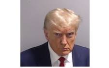 Donald Trump's mugshot following his arrest at a Georgia jail on 24 August 2023. Picture: @realDonaldTrump/X