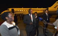 Deputy President Cyril Ramaphosa arrives at Tokyo International Airport in Tokyo, Japan. Picture: GCIS.