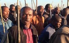 Amcu members strike in Marikana on 14 May 2014. Picture: Vumani Mkhize/EWN. 