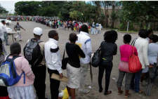 FILE: Students queue at a university. Picture: Supplied