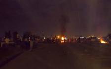 Reiger Park residents protested on 9 March 2017 over service delivery in the area. Picture: @osterlindr