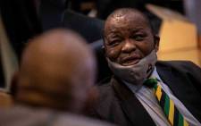 ANC chairperson Gwede Mantashe attends the state capture inquiry on 29 April 2021 in Braamfontein, Johannesburg. Picture: Abigail Javier/Eyewitness News