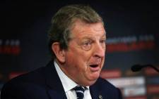 England manager Roy Hodgson attends a press conference at Celtic Park in Glasgow, Scotland on 17 November, 2014 ahead of the international friendly football match between Scotland and England on 18 November. Picture: AFP 