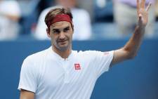 Roger Federer of Switzerland celebrates winning his men's singles second round match against Benoit Paire of France on Day Four of the 2018 US Open at the USTA Billie Jean King National Tennis Center on 30 August, 2018 in the Flushing neighborhood of the Queens borough of New York City. Picture: AFP.