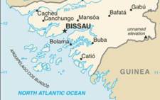 Map of Guinea-Bissau.