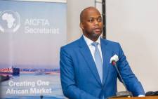 Secretary-general of the African Continental Free Trade Area (AfCFTA), Wamkele Mene. Picture: @AfCFTA/Twitter