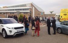 Guests arrive at the Waterkloof Air Force Base for the Gupta wedding. Picture: Barry Bateman/EWN.