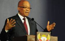 FILE: President Jacob Zuma during a press briefing after a meeting with the National Planning Commission at the Union Buildings in Pretoria. South Africa. 03/07/2013