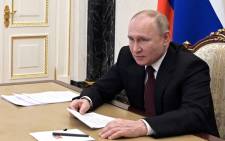 Russian President Vladimir Putin. Picture: Alexey NIKOLSKY/Sputnik/AFP