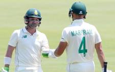 FILE: Proteas openers Dean Elgar and Aiden Markram. Picture: AFP