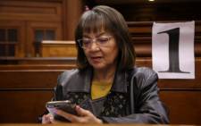 Patricia de Lille in the Western Cape High Court ahead of judgment in her case against the DA. Picture: Cindy Archillies/EWN