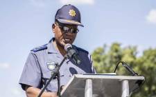 Acting Gauteng police commissioner Major-General Max Masha at the SAPS Gauteng launch of the 2018 safer festive season operations. Picture: Abigail Javier/EWN