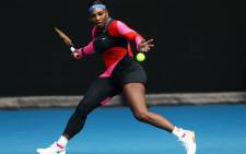 FILE: Serena Williams in action on day 1 of the Australian Open on 8 February 2021. Picture: @AustralianOpen/Twitter